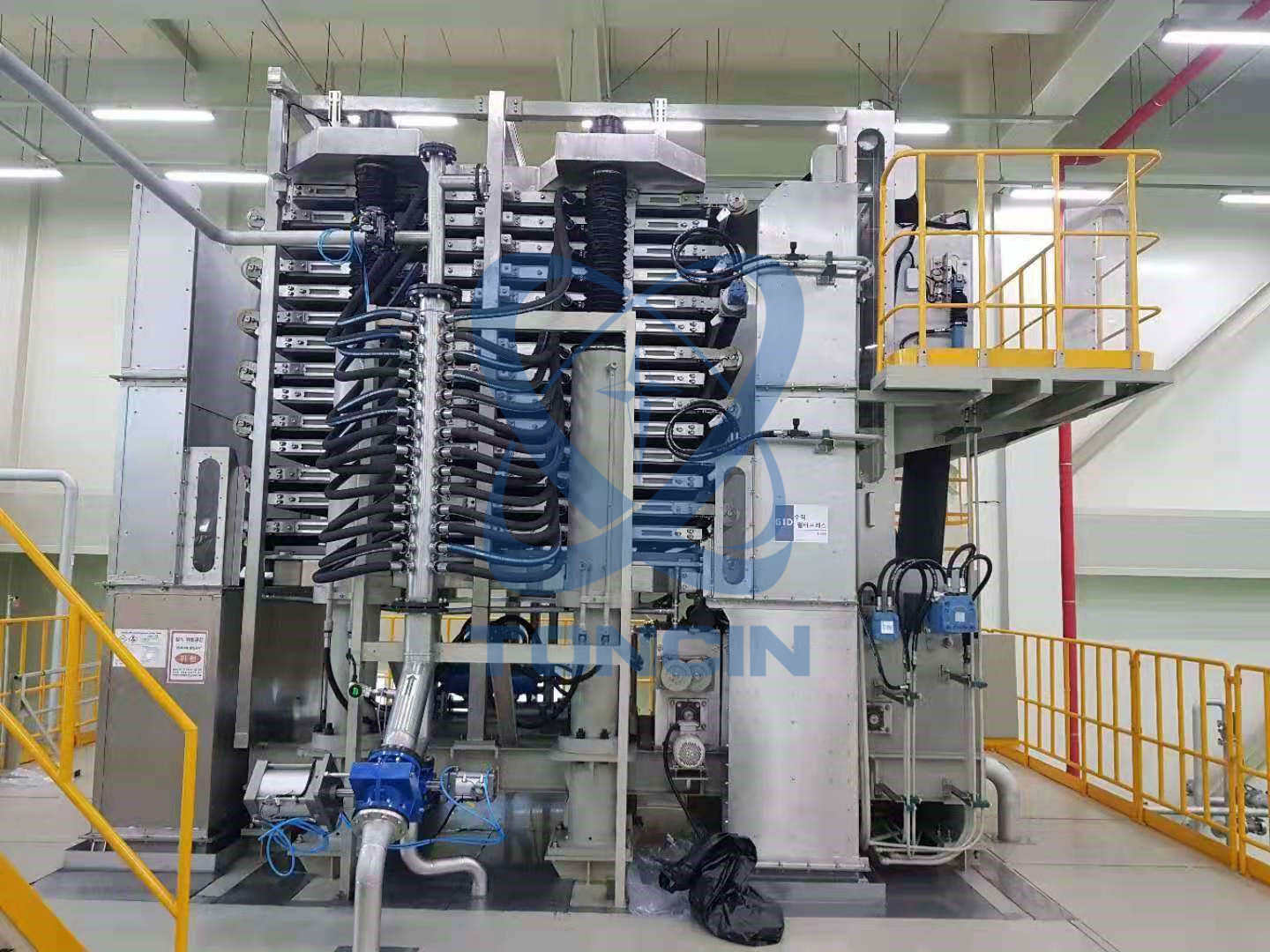 Toncin Hvpf Menara Membran Hidraulik Otomatis Peralatan Press Filter Anggur, Filter Tekanan Untuk Pengeringan Bubur Pertambangan 